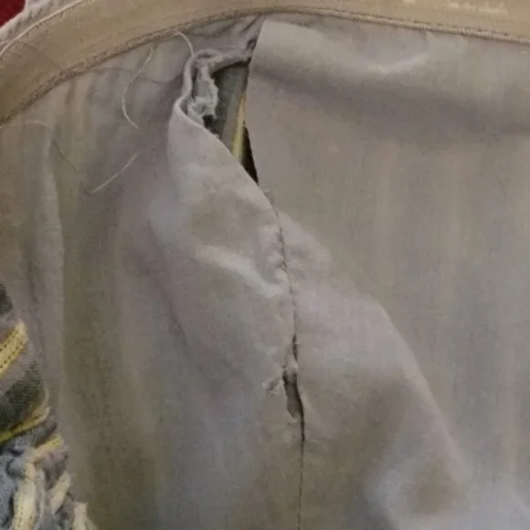 White & Blue Striped Strapless Mossimo Supply Co. Dress, Size L - Picture 10 of 10